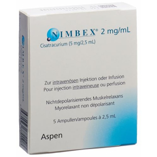 Нимбекс 5 мг/2.5 мг 5 ампулы 2.5 мл для инъекций 