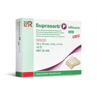 SUPRASORB P SILICONE 10X10CM