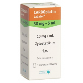 Карбоплатин Лабатек раствор для инфузий 50 мг / 5 мл флакон 5 мл