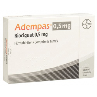Адемпас 0,5 мг 42 таблетки покрытые оболочкой