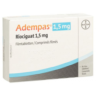 Адемпас 1,5 мг 84 таблетки покрытые оболочкой