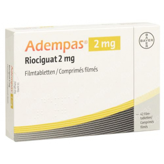 Адемпас 2 мг 42 таблетки покрытые оболочкой
