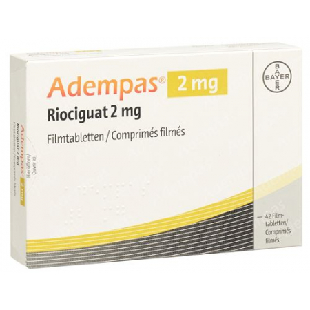 Адемпас 2 мг 42 таблетки покрытые оболочкой