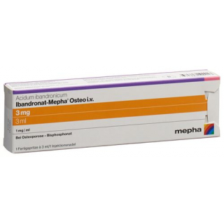 Ибандронат Мефа Остео 3 мг/3 мл для внутривенного введения