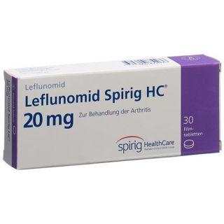Лефлуномид Спириг 20 мг 30 таблеток покрытых оболочкой 