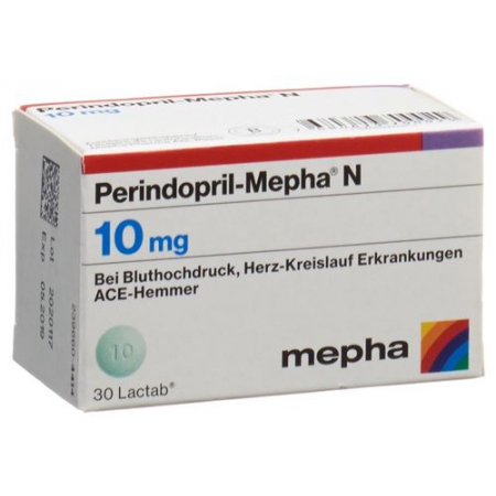 Периндоприл Мефа Н 10 мг 90 таблеток покрытых оболочкой