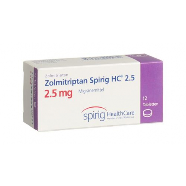 Золмитриптан Спириг 2,5 мг 12 таблеток