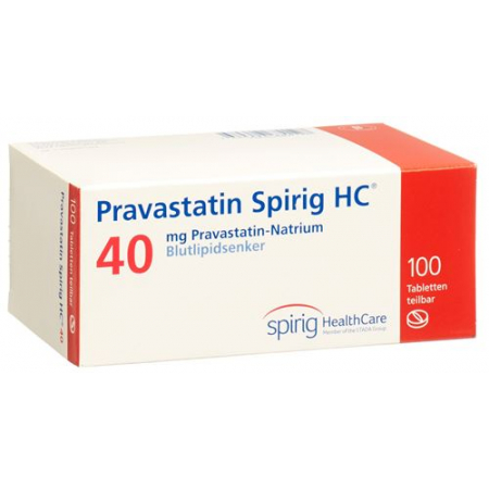 Правастатин Спириг 40 мг 30 таблеток