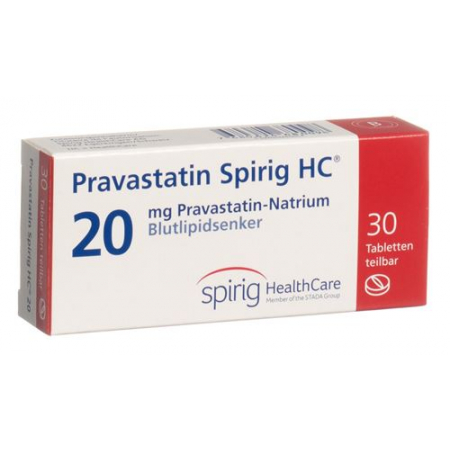 Правастатин Спирин 20 мг 30 таблеток