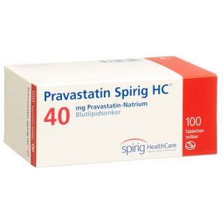 Правастатин Спириг 40 мг 100 таблеток