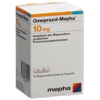 Омепразол Мефа 10 мг 14 капсул