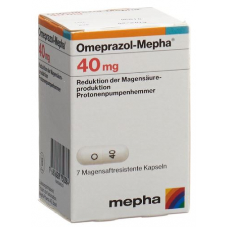 Omeprazol Mepha 40 mg 28 Kaps