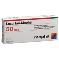 Лозартан Мефа 50 мг 98 таблеток покрытых оболочкой