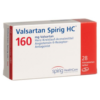 Valsartan Spirig 160 mg 28 filmtablets