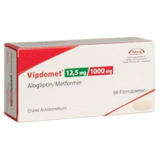 Випдомет 12,5/1000 мг 112 таблеток покрытых оболочкой 