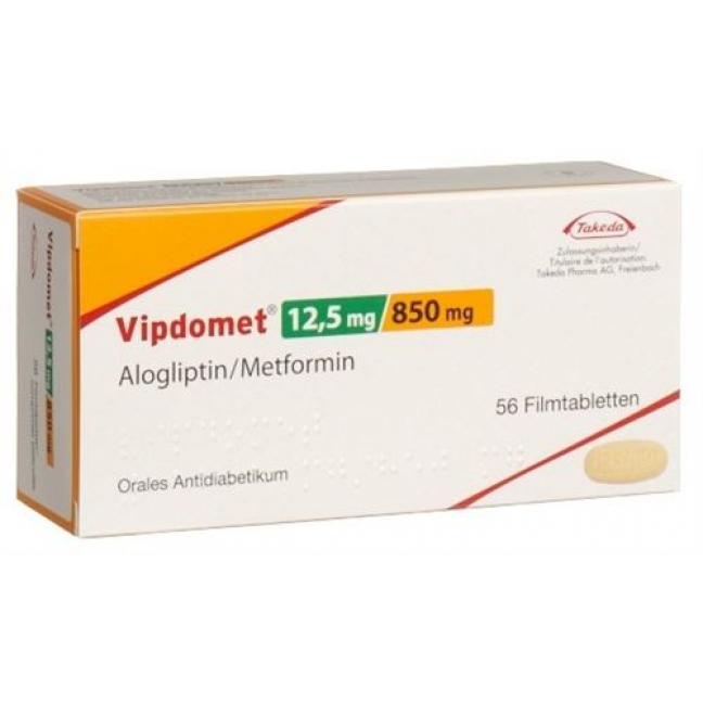 Випдомет 12,5/850 мг 112 таблеток покрытых оболочкой 
