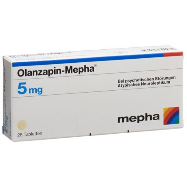 Оланзапин Мефа 5 мг 98 таблеток