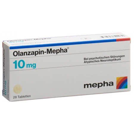 Оланзапин Мефа 10 мг 98 таблеток