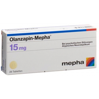Оланзапин Мефа 15 мг 98 таблеток