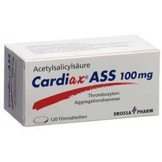 Кардиакс АСС 100 мг 120 новых таблеток в пленочной оболочке