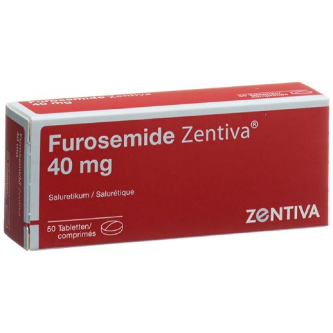 Фуросемид Зентива 40 мг 50 таблеток 