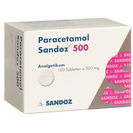 Парацетамол Сандоз 500 мг 100 таблеток