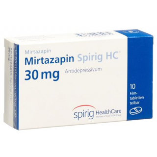 Миртазапин Спириг 30 мг 10 таблеток покрытых оболочкой