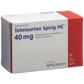 Телмисартан Спириг 40 мг 98 таблеток покрытых оболочкой