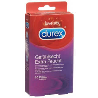 Durex Gefuhlsecht Praservativ Extra Feucht 10 штук