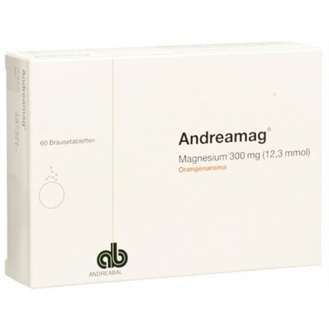 Andreamag 300 mg Orangenaroma 60 Brausentabletten