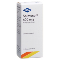 Солмукол 600 мг 10 шипучих таблеток
