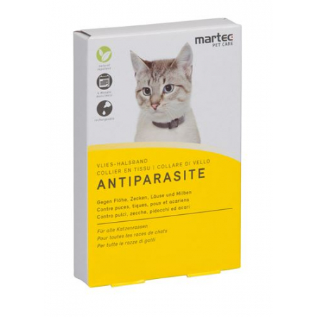 Martec Pet Care Vlies-Halsband Antiparasite Katzen
