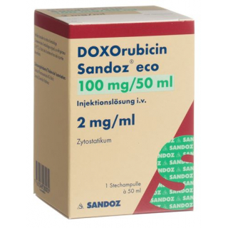 Доксорубицин Сандоз эко 100 мг / 50 мл флакон 50 мл