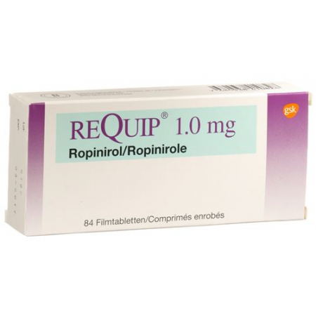 Requip film 1 mg 84 tablets