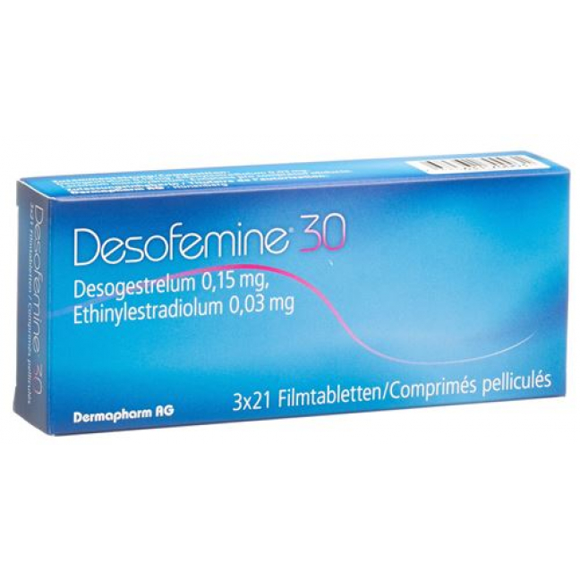 Десофемин 30 3 x 21 таблетка покрытая оболочкой