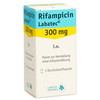 Рифампицин Лабатек порошок для приготовления инфузионного раствора 300 мг 1 флакон