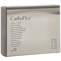 Carboflex Aktivkohle Verband 10x10см стерильный 10 штук