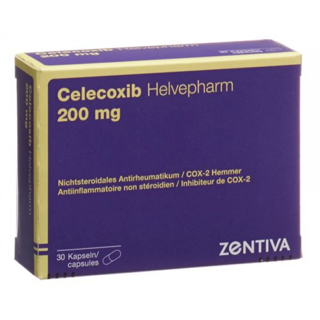 Целекоксиб Хелвефарм 200 мг 30 капсул