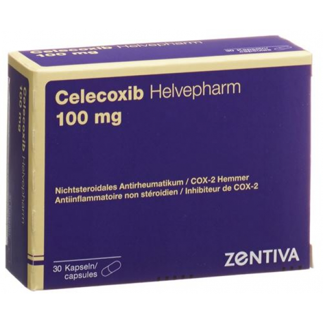 Целекоксиб Хелвефарм 100 мг 30 капсул