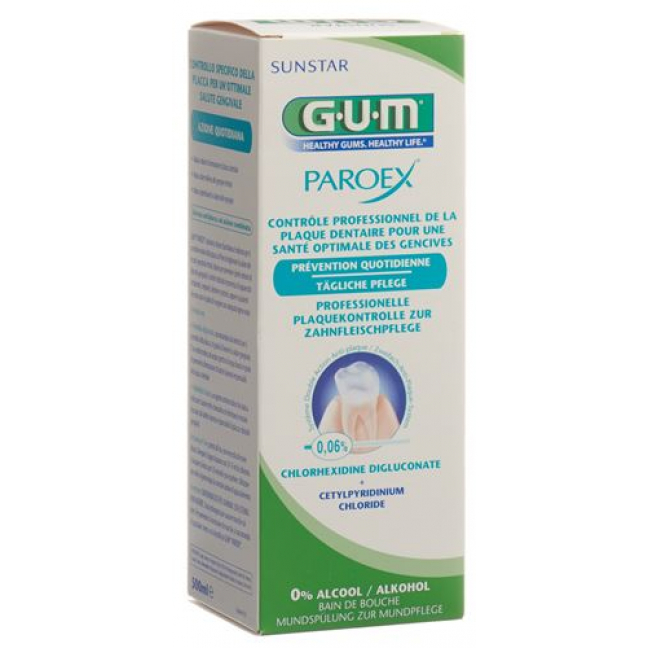 Gum Sunstar Paroex Mundspul 0.06% Chlorhex 500мл