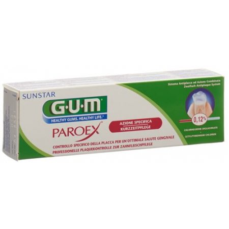 Gum Sunstar Paroex Zahnpasta 0.12% Chlorhex 75мл