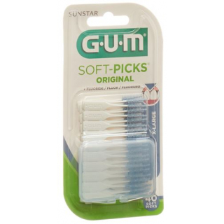 Gum Sunstar Borsten Soft Picks Xtra-Large 40 штук