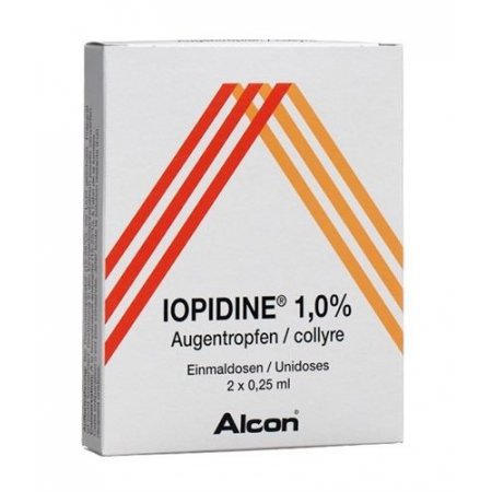 Иопидин глазные капли 1% 2 монодозы по 0,25 мл