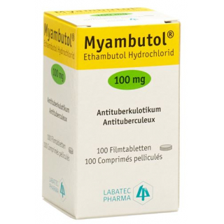 Миамбутол 100 мг 100 таблеток покрытых оболочкой 
