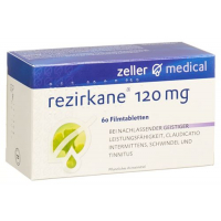 Резиркан 120 мг 60 таблеток покрытых оболочкой