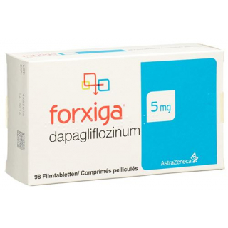 Форксига 5 мг 98 таблеток покрытых оболочкой
