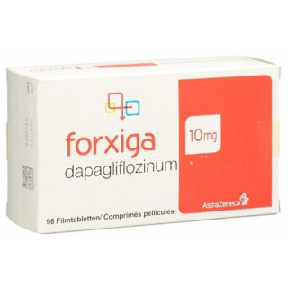 Форксига 10 мг 98 таблеток покрытых оболочкой