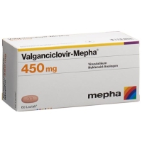 Валганцикловир Мефа 450 мг 60 таблеток покрытых оболочкой