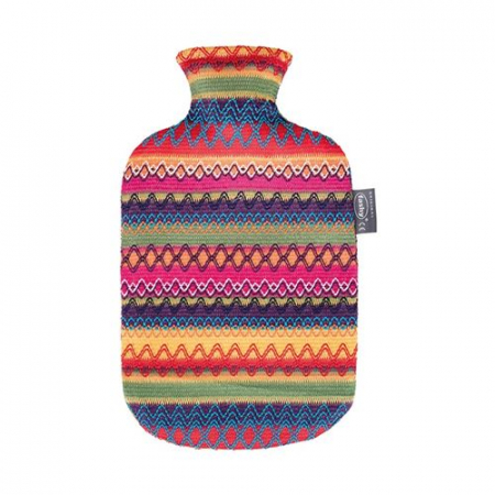 Fashy Warmeflasche 2л mit Bezug Peru-Design
