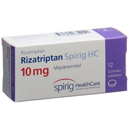 Rizatriptan Spirig 10 mg 12 Schmelztablets